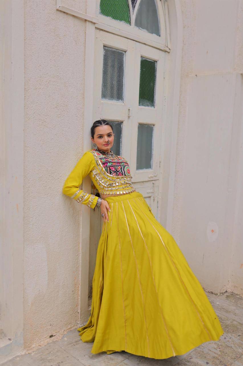 NAVRATRI LW 7145 Roman Parrot Designer lehenga choli supplier